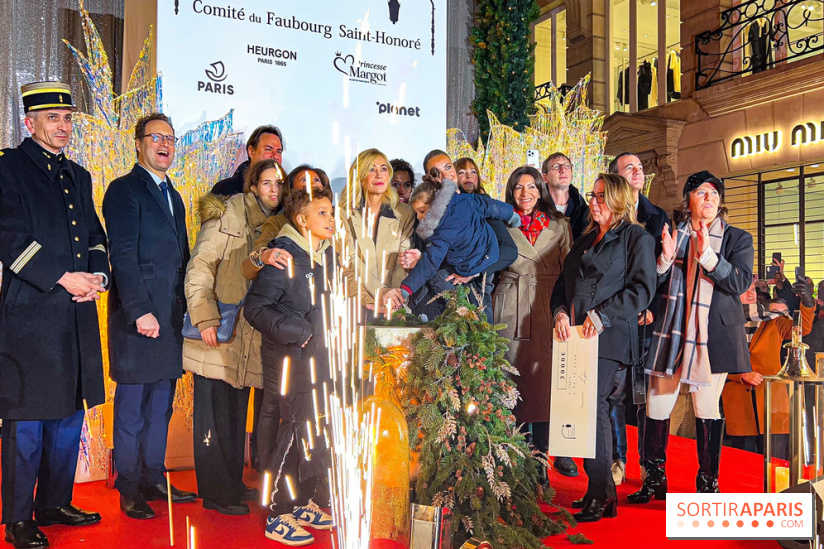 Les illuminations de Noël 2024 du Faubourg Saint Honoré avec Emmanuelle Béart - IMG 1545 jpg 2