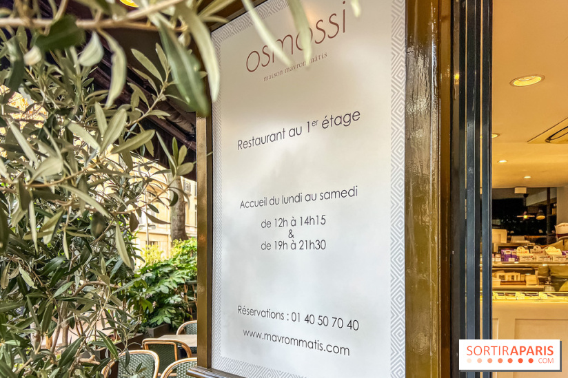 Osmossi par la maison Mavrommatis, le restaurant grec Paris 16e - horaires
