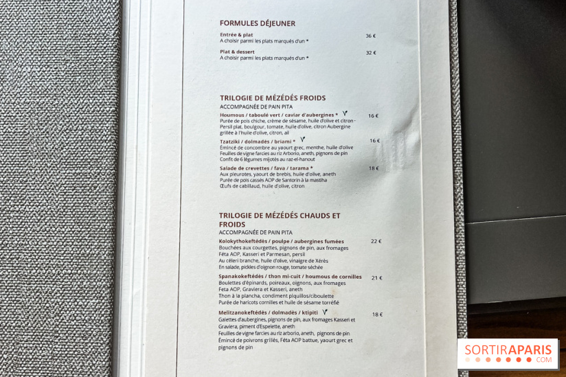 Osmossi par la maison Mavrommatis, le restaurant grec Paris 16e - carte - menu