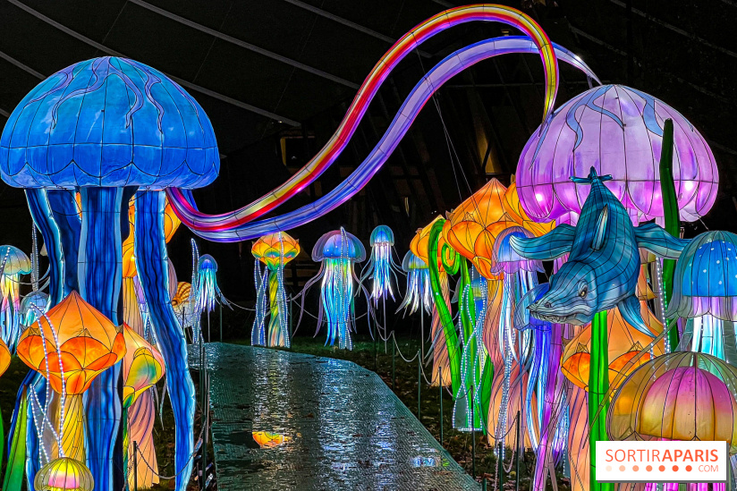Festival des Lanternes 2024 : le bal des dinosaures, le parcours lumineux du Jardin d'Acclimatation - visuel