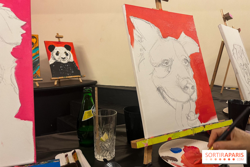 Paint your pet, l'atelier créatif pour peindre votre animal de compagnie - nos photos