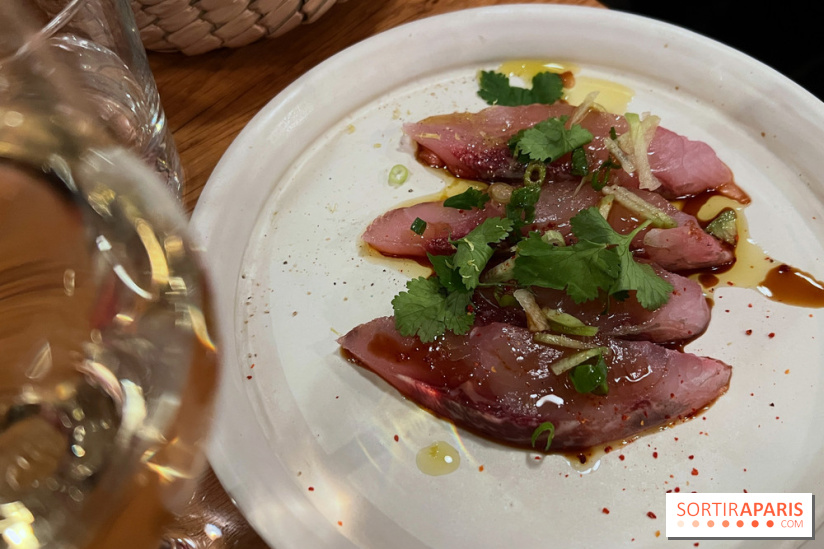 Le Beaucé - Carpaccio de mulet noir