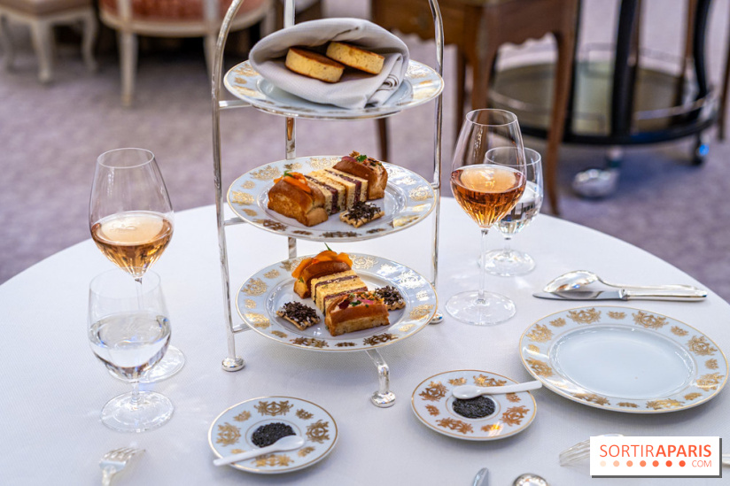 Le tea time Impérial de Noël du Ritz Paris, l'expérience exceptionnelle - les photos -  Caviar et blinis Sandwichs et bouchées salées