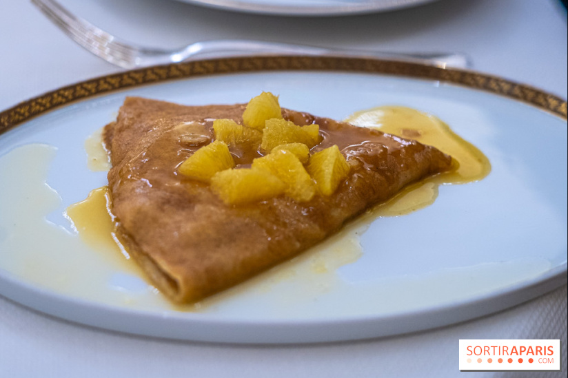 Le tea time Impérial de Noël du Ritz Paris, l'expérience exceptionnelle - les photos -  crêpes Suzette 