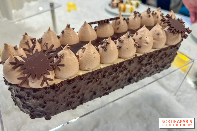 Bûches de Noël 2024 Bo&Mie - Flocon Cacao