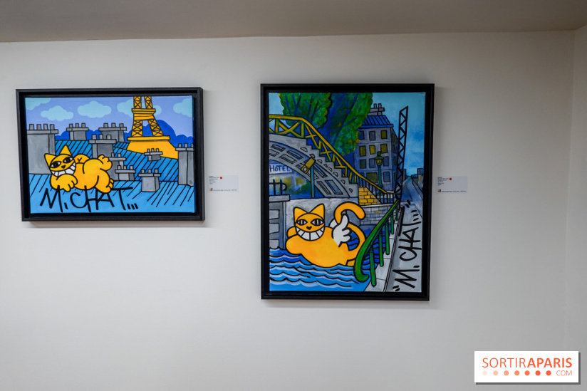 M. Chat, nos photos de son expo à la Galerie Brugier-Rigail