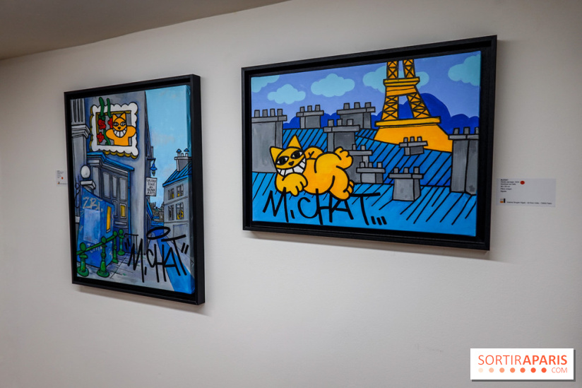M. Chat, nos photos de son expo à la Galerie Brugier-Rigail