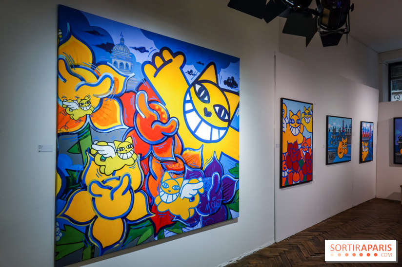 M. Chat, nos photos de son expo à la Galerie Brugier-Rigail