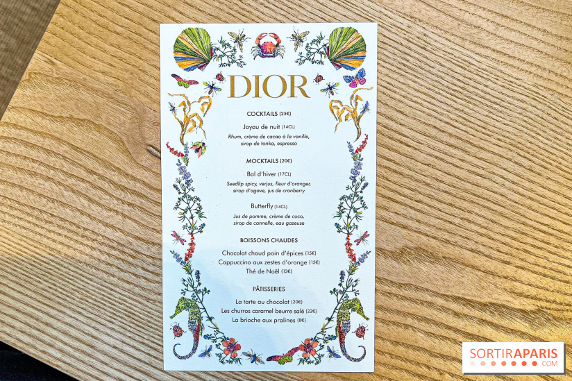 Le café éphémère Dior pour Noël 2024