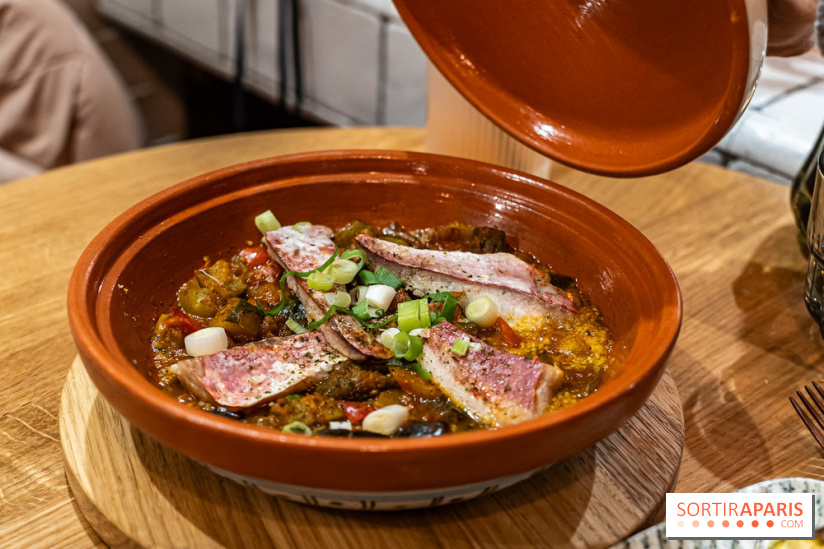 Inalis, le restaurant bistronomique à Fontainebleau - Seine-et-Marne 77 - Photos -  Filets de rouget fumés cuits en tajine, sur lit de ratatouille et semoule aux parfums berbères