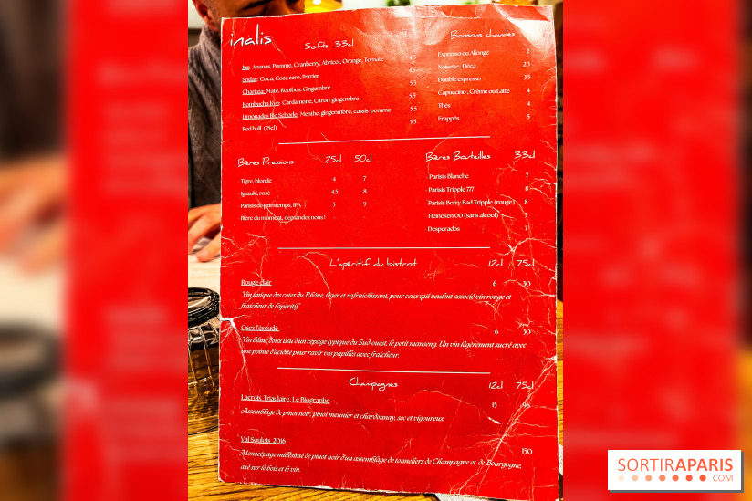 Inalis, le restaurant bistronomique à Fontainebleau - Seine-et-Marne 77 - Photos - carte - menu