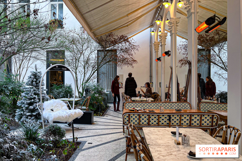 La terrasse d'hiver 2024 de l'hôtel 5* Maison Albar - Le Vendôme : un Tea Time à prix tout doux !