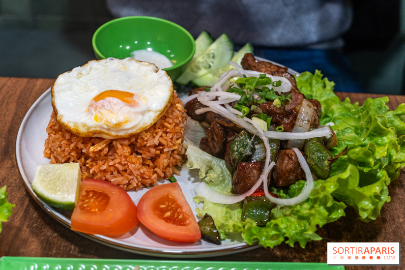 Mây Hồng, le restaurant vietnamien du 111 avenue d'Ivry Paris 13e -  boeuf loc lac