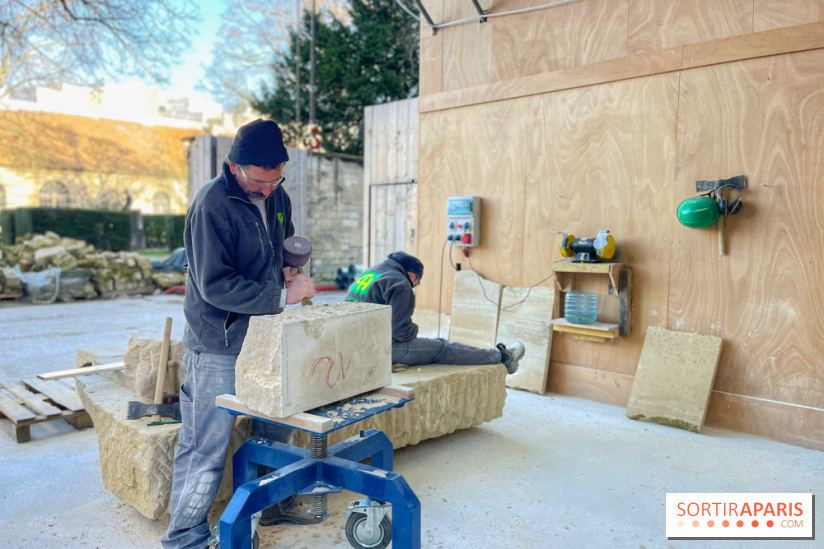 Chantier de reconstruction de la flèche de Saint-Denis  - IMG 8171