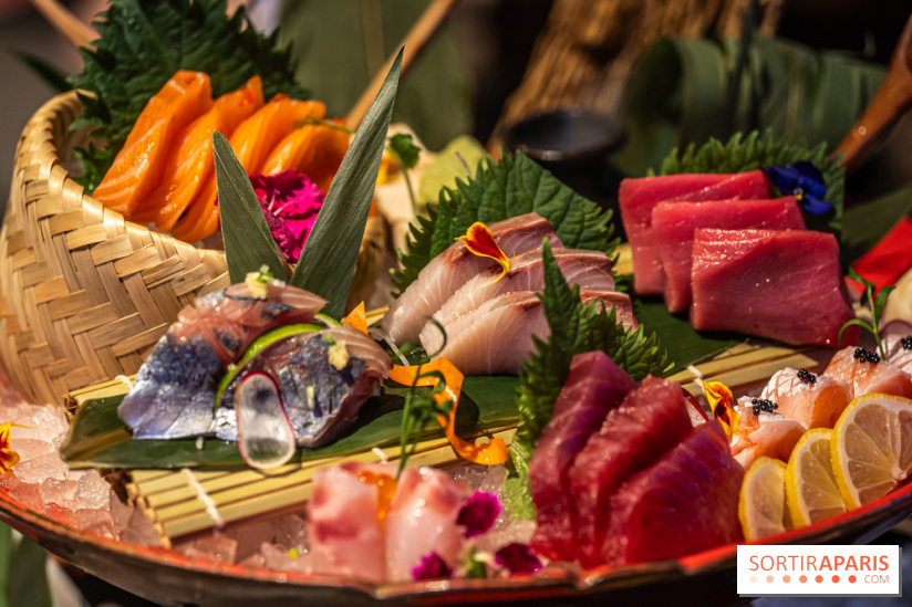 Pink Koï Paris - restaurant japonais -  sashimis