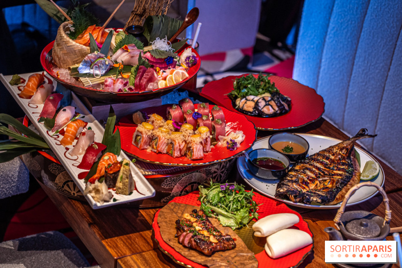 Pink Koï Paris - restaurant japonais -  table 