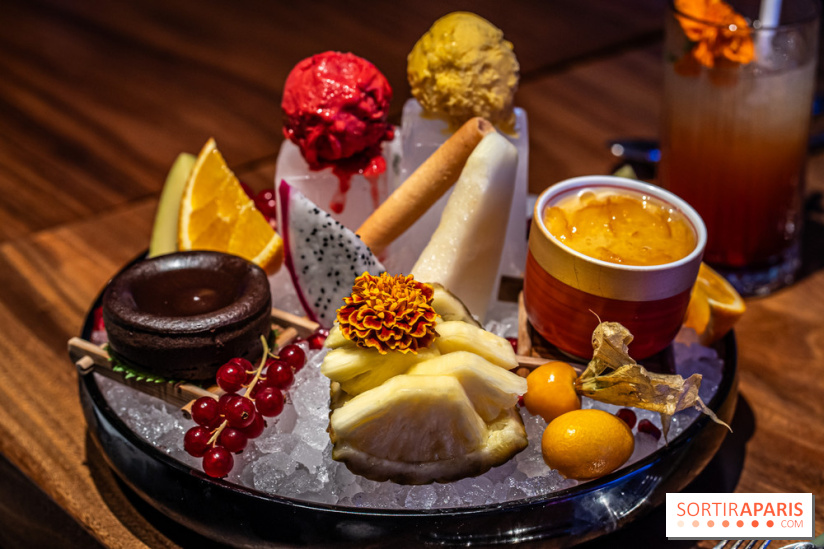 Pink Koï Paris - restaurant japonais -  Dessert - plateau pink koï