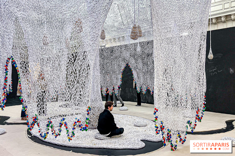 Le La Serpent, l'exposition gratuite, monumentale et immersive d'Ernesto Neto au Bon Marché Rive Gauche - IMG 8120 jpg