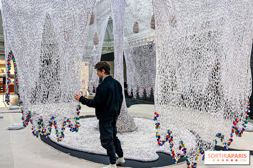 Le La Serpent, l'exposition gratuite, monumentale et immersive d'Ernesto Neto au Bon Marché Rive Gauche - IMG 8132 jpg
