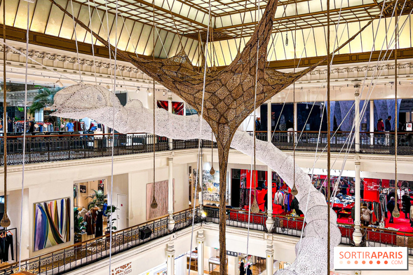 Le La Serpent, l'exposition gratuite, monumentale et immersive d'Ernesto Neto au Bon Marché Rive Gauche - IMG 8173 jpg
