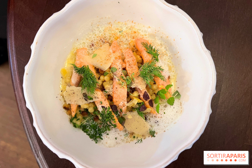 L'Almanach Montmartre - Fregola sarda saumon