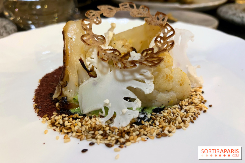 Campelli - Chou-fleur rôti, tahini, sésame