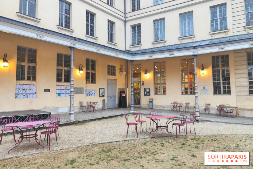 Centre Culturel Irlandais et sa bibliothèque  - cour