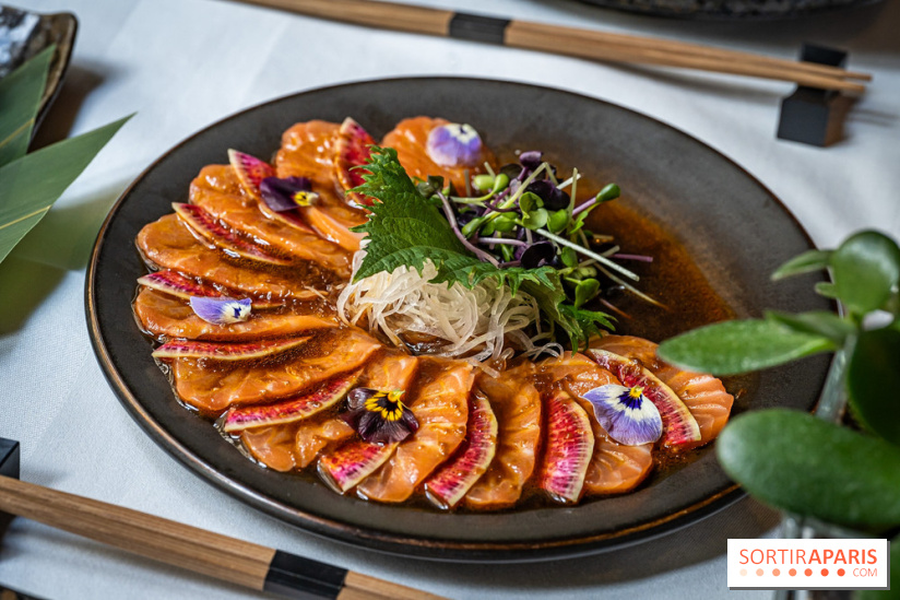 Hokusai - restaurant japonais fusion - Paris 16e - les photos  -  Saumon Tiradito