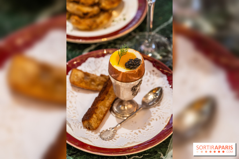 Le Bistro des Livres, le restaurant français pour les amoureux des bouquins -  oeuf à la coque