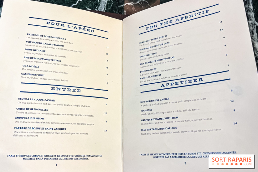 Le Bistro des Livres, le restaurant français pour les amoureux des bouquins - carte - menu