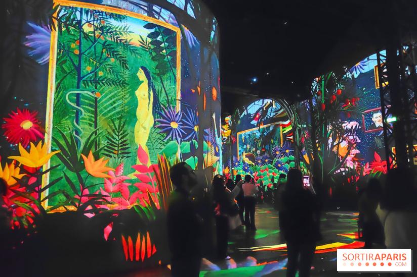 Le Douanier Rousseau, au pays des rêves : l'exposition immersive de l'Atelier des Lumières - photos - fotor 1739448458238