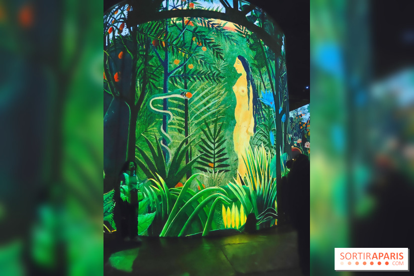 Le Douanier Rousseau, au pays des rêves : l'exposition immersive de l'Atelier des Lumières - photos - fotor 1739448424964