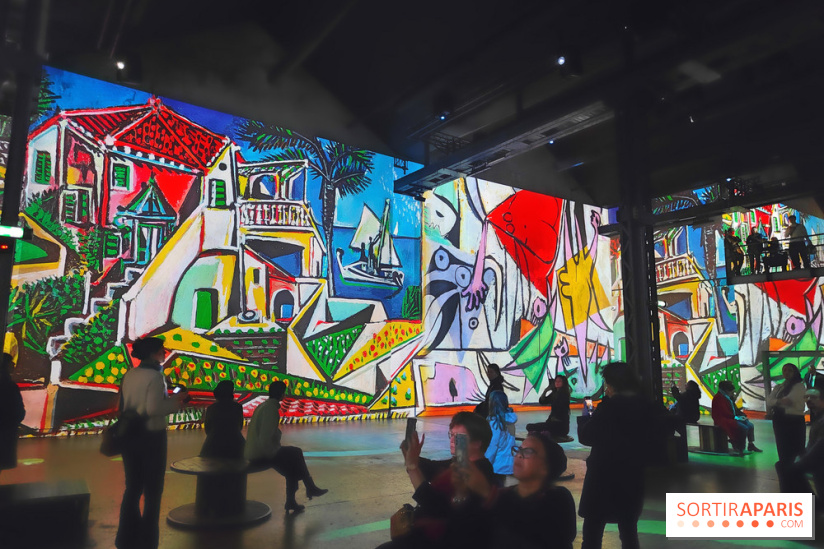 Picasso à l'Atelier des Lumières - Paysage méditerranéen, 1952, © Succession Picasso 2024 © Bridgeman Images