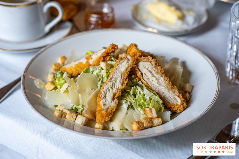 Le brunch confidentiel de l'Hotel Particulier de Montmartre -  salade ceasar