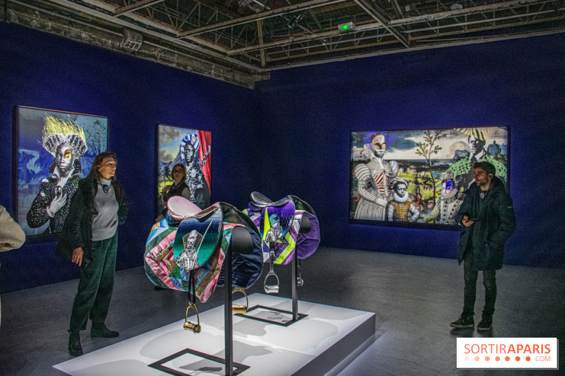 Raphaël Barontini : l'artiste au cœur d'une expo mode au Palais de Tokyo - DSC 2354