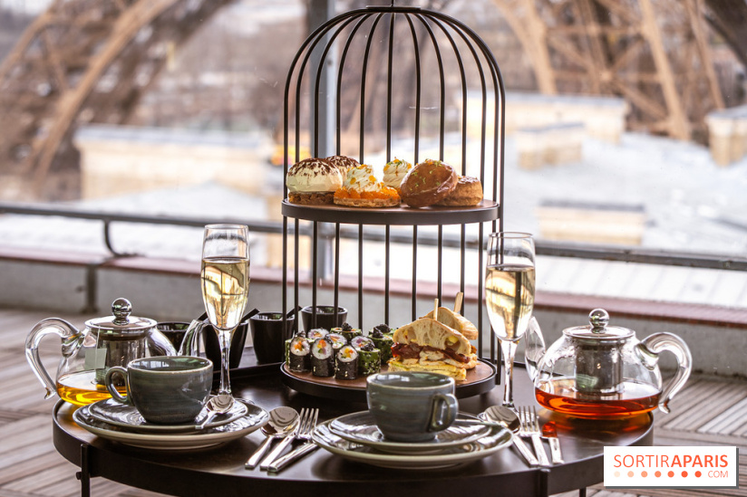 Le tea time éphémère face à la Tour Eiffel au Pullman