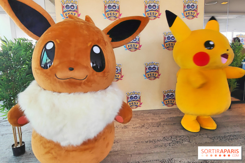Pokémon Go Fest Paris 2025 - Pikachu et Evoli