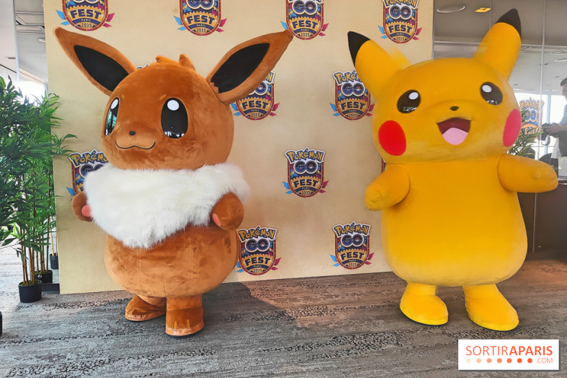 Pokémon Go Fest Paris 2025 - Pikachu et Evoli