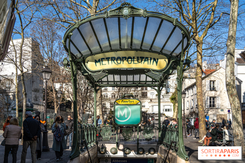 Station Abbesses - métro parisien