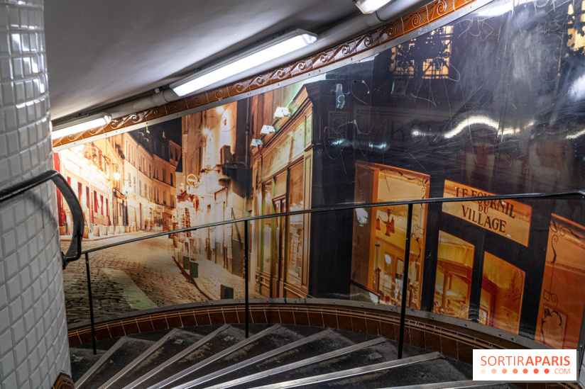 Station Abbesses - métro parisien - A7C02736