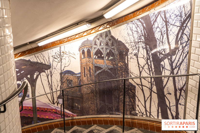 Station Abbesses - métro parisien - A7C02735