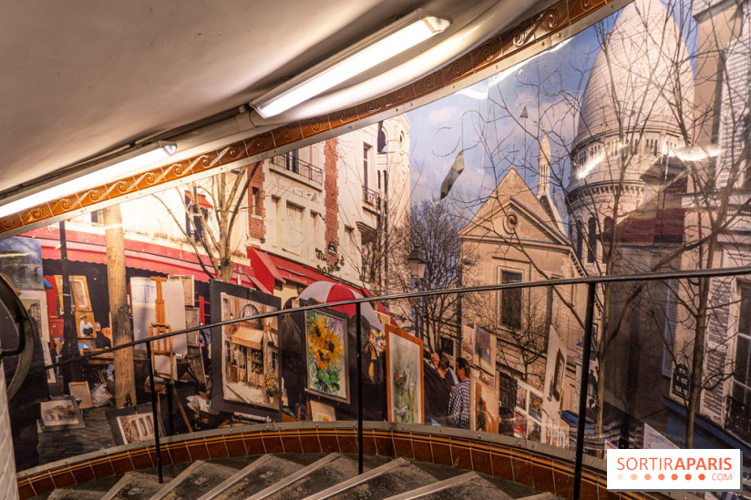 Station Abbesses - métro parisien