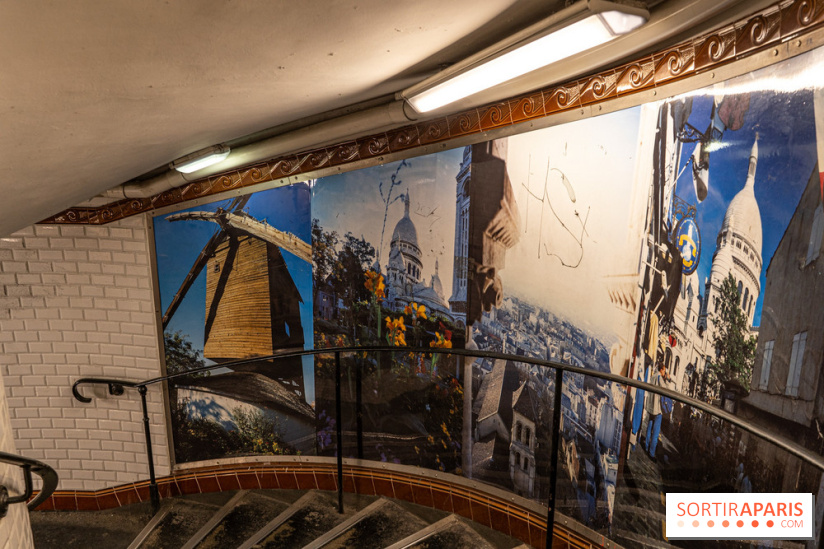 Station Abbesses - métro parisien