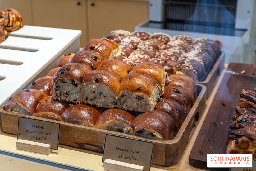Chamboule boulangerie artisanale Paris 18e - brioches à la coupe