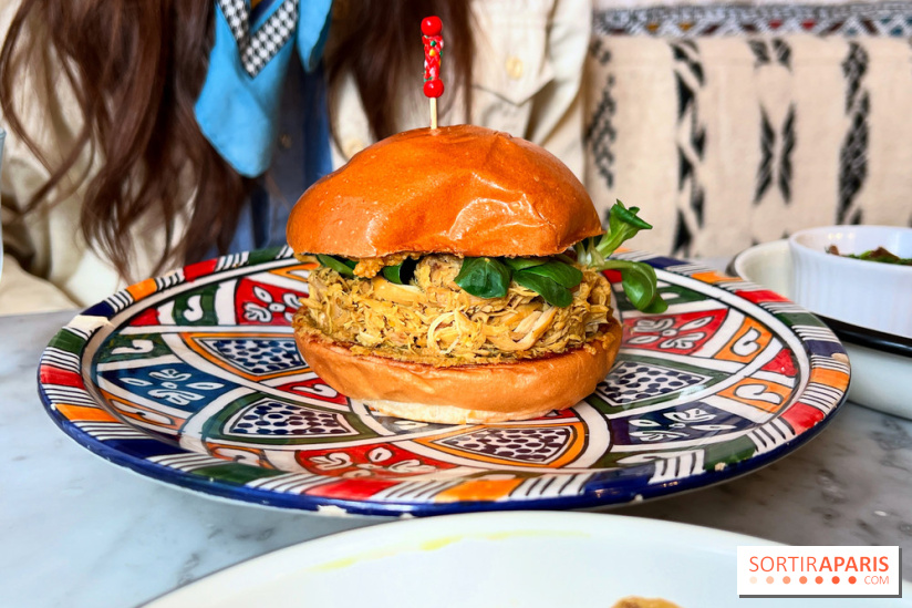 Coderak - Burger effiloché de poulet tajine