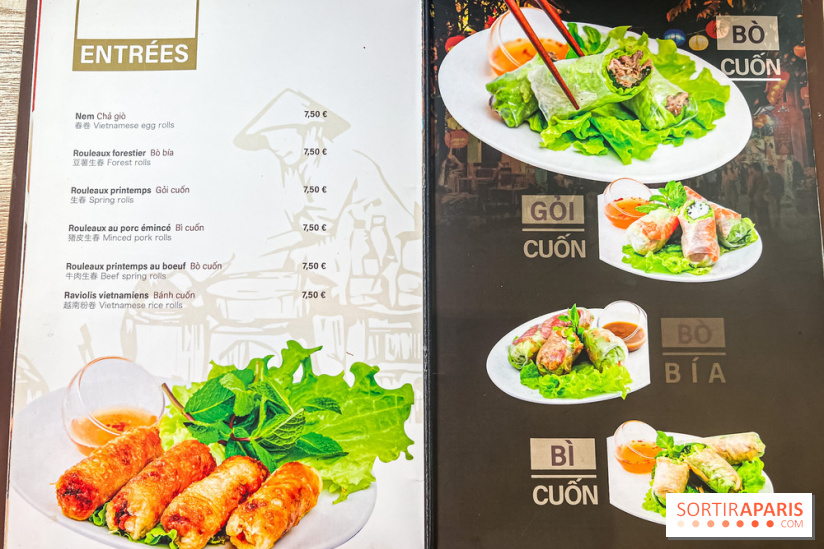 Ngoc Xuyen Saigon, le restaurant vietnamien du 13e aux bons pho et soupes de nouilles - menu 