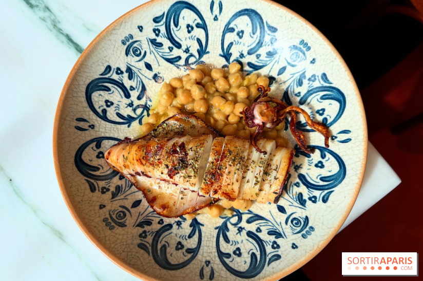 Ypseli - Calamars et pois chiches