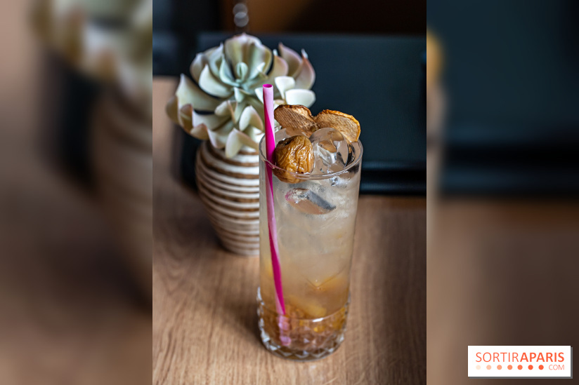 Buja restaurant végétarien thaï et Viet Paris 13e - photos - boisson prune 