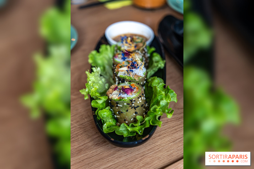 Buja restaurant végétarien thaï et Viet Paris 13e - photos - rouleau de printemps