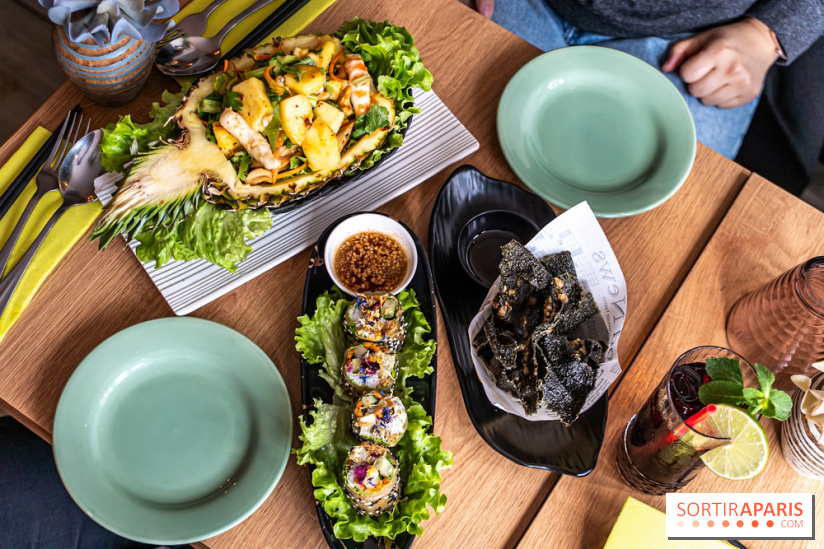 Buja restaurant végétarien thaï et Viet Paris 13e - photos - entrées